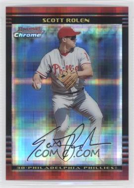 2002 Bowman Chrome - [Base] - X-Fractor #96 - Scott Rolen /250