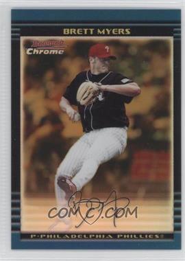 2002 Bowman Chrome Draft Picks & Prospects - [Base] - Gold Refractor #BDP125 - Brett Myers /50