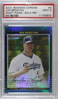 Jonathan Broxton [PSA 9 MINT] #/50