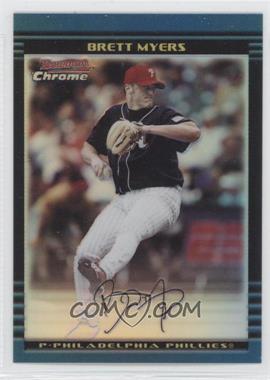 2002 Bowman Chrome Draft Picks & Prospects - [Base] - Refractor #BDP125 - Brett Myers /300