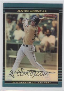 2002 Bowman Chrome Draft Picks & Prospects - [Base] - Refractor #BDP155 - Justin Morneau /300