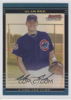 2002 Bowman Chrome Draft Picks & Prospects - [Base] - Refractor #BDP90 - Alan Rick /300