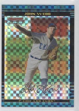 2002 Bowman Chrome Draft Picks & Prospects - [Base] - X-Fractor #BDP104 - John Webb /150