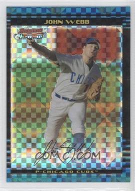 2002 Bowman Chrome Draft Picks & Prospects - [Base] - X-Fractor #BDP104 - John Webb /150