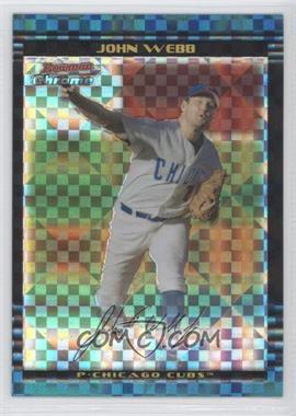 2002 Bowman Chrome Draft Picks & Prospects - [Base] - X-Fractor #BDP104 - John Webb /150