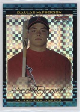 2002 Bowman Chrome Draft Picks & Prospects - [Base] - X-Fractor #BDP112 - Dallas McPherson /150