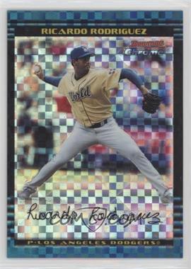 2002 Bowman Chrome Draft Picks & Prospects - [Base] - X-Fractor #BDP149 - Ricardo Rodriguez /150