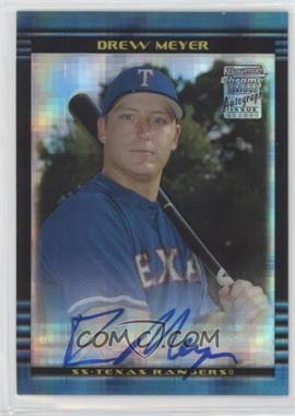 2002 Bowman Chrome Draft Picks & Prospects - [Base] - X-Fractor #BDP173 - Drew Meyer /150