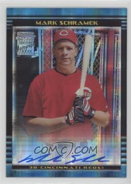 2002 Bowman Chrome Draft Picks & Prospects - [Base] - X-Fractor #BDP175 - Mark Schramek /150