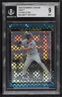 Matt Whitney [BGS 9 MINT] #/150