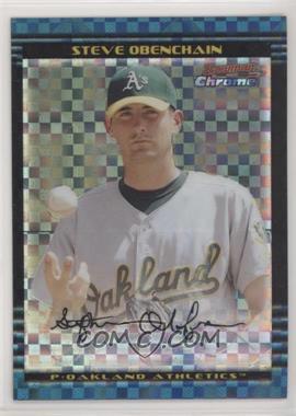 2002 Bowman Chrome Draft Picks & Prospects - [Base] - X-Fractor #BDP37 - Steve Obenchain /150