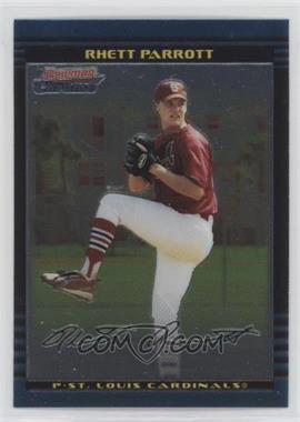 2002 Bowman Chrome Draft Picks & Prospects - [Base] #BDP109 - Rhett Parrott