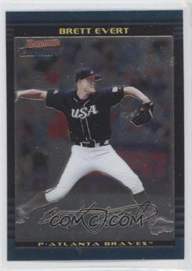 2002 Bowman Chrome Draft Picks & Prospects - [Base] #BDP123 - Brett Evert