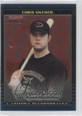 2002 Bowman Chrome Draft Picks & Prospects - [Base] #BDP52 - Chris Snyder