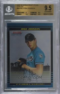 2002 Bowman Chrome Draft Picks & Prospects - [Base] #BDP83 - Josh Johnson [BGS 9.5 GEM MINT]