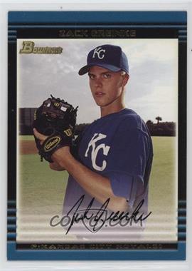 2002 Bowman Draft Picks & Prospects - [Base] - Gold #BDP6 - Zack Greinke