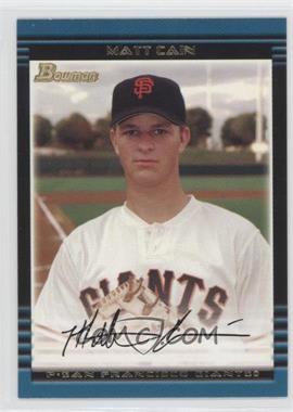 2002 Bowman Draft Picks & Prospects - [Base] #BDP25 - Matt Cain