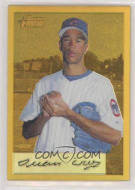 2002 Bowman Heritage - Chrome Refractors - Gold #16BHC - Juan Cruz /175