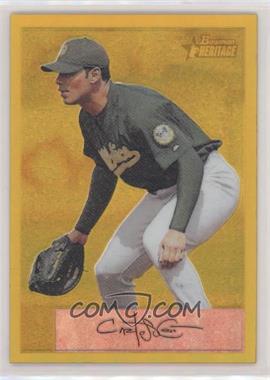 2002 Bowman Heritage - Chrome Refractors - Gold #63BHC - Carlos Pena /175