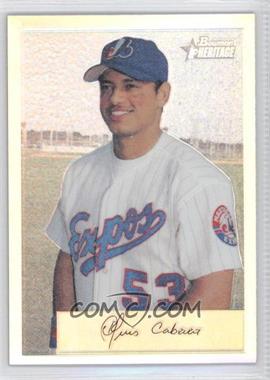 2002 Bowman Heritage - Chrome Refractors #9BHC - Orlando Cabrera /350