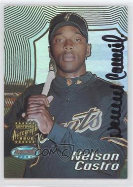 2002 Bowman's Best - [Base] - Gold #156 - Autograph - Nelson Castro