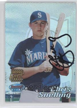 2002 Bowman's Best - [Base] #169 - Autograph - Chris Snelling