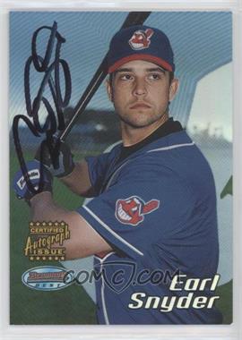 2002 Bowman's Best - [Base] #175 - Autograph - Earl Snyder