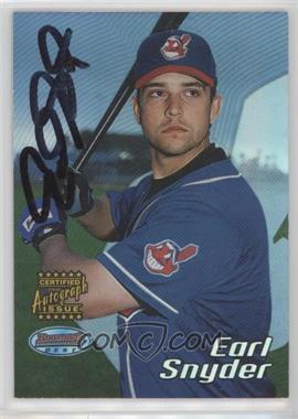 2002 Bowman's Best - [Base] #175 - Autograph - Earl Snyder