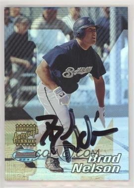 2002 Bowman's Best - [Base] #94 - Autograph - Brad Nelson