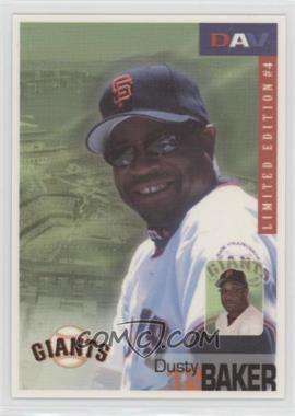 2002 Disabled American Veterans - [Base] #4 - Dusty Baker [EX to NM]