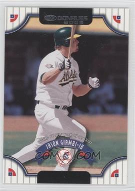 2002 Donruss - [Base] - Samples Silver #24 - Jason Giambi