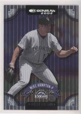 2002 Donruss - [Base] - Stat Line Career #75 - Mike Hampton /99