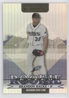 Rated Rookie - Brandon Backe [EX to NM] #/39