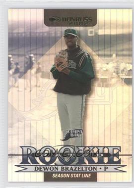 2002 Donruss - [Base] - Stat Line Season #168 - Rated Rookie - Dewon Brazelton /13
