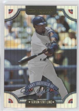 2002 Donruss - [Base] - Stat Line Season #38 - Gary Sheffield /100