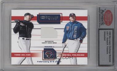 2002 Donruss - Big League Challenge Materials #39 - Todd Helton, Rafael Palmeiro [Uncirculated]