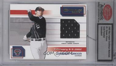 2002 Donruss - Big League Challenge Materials #5 - Shawn Green [Encased]