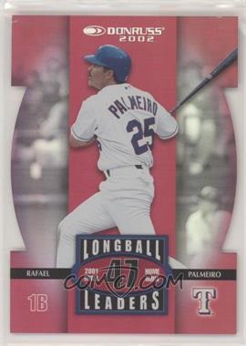 2002 Donruss - Longball Leaders - Seasonal Sum Die-Cut #LL-8 - Rafael Palmeiro /47