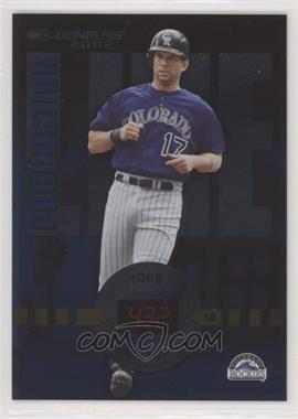 2002 Donruss - Production Line #PL-5 - Todd Helton /432