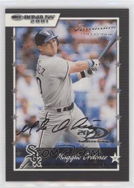 2002 Donruss - Recollection Collection Autograph Buybacks #2001-61 - Magglio Ordonez /25 [EX to NM]
