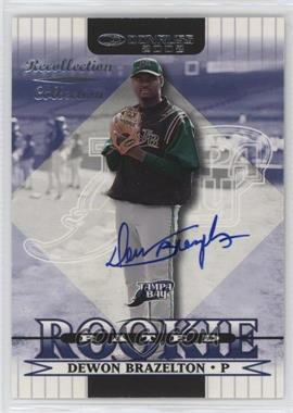 2002 Donruss - Recollection Collection Autograph Buybacks #2002-168 - Dewon Brazelton /10 [Good to VG‑EX]