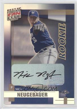 2002 Donruss Best of Fan Club - [Base] - Autographs #227 - Nick Neugebauer /1350