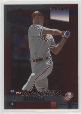 2002 Donruss Best of Fan Club - [Base] - Spotlight #11 - Pat Burrell /100