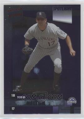 2002 Donruss Best of Fan Club - [Base] - Spotlight #76 - Todd Helton /100