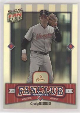 2002 Donruss Best of Fan Club - [Base] #265 - Craig Biggio /2025