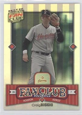 2002 Donruss Best of Fan Club - [Base] #265 - Craig Biggio /2025