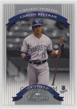 2002 Donruss Classics - [Base] - Timeless Tributes National Convention Embossing #89 - Carlos Beltran /5
