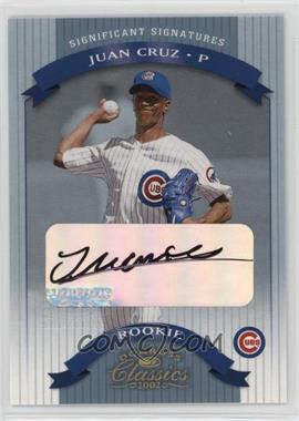 2002 Donruss Classics - Significant Signatures #101 - Juan Cruz /400