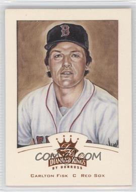 2002 Donruss Diamond Kings - [Base] - Bronze Foil #135 - Carlton Fisk