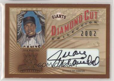 2002 Donruss Diamond Kings - Diamond Cut Collection #DC-23 - Juan Marichal /500